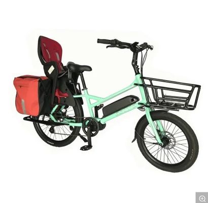 20インチマグネシウム合金フレーム アナンダ・バファング MIDドライブ 家族や貨物配送のための電気自転車