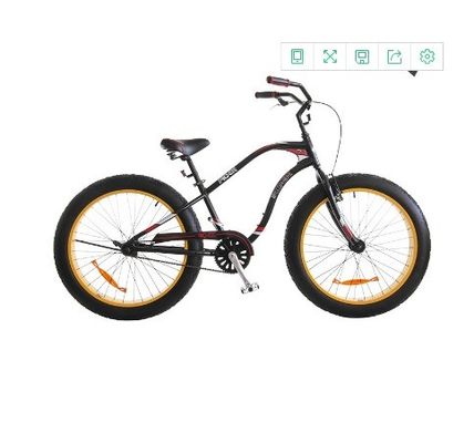 26インチホイールサイズ 太いタイヤ バイク バイク スノーバイク L 180MM 幹と耐久性のある構造