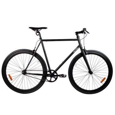 KMCチェーン 黒 700C シングルスピードトラック自転車 男性用 ヴィンテージ固定ギア自転車