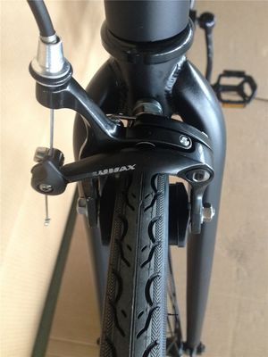 オーダーメイド マットブラック 固定式自転車 フレーム 成人用 700C シングルスピード 都市フィットネス クルーザー