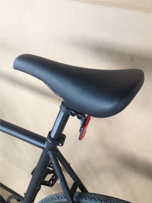 オーダーメイド マットブラック 固定式自転車 フレーム 成人用 700C シングルスピード 都市フィットネス クルーザー