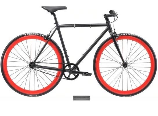 コンプリートデックスリック シングル 1 スピード フィットネス 固定ギア自転車 プロマックスブレーキ端