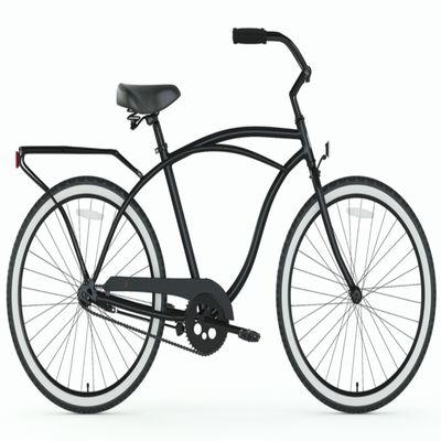 26 インチ レッド カラー 男性用 クラシック ビーチ クルーザー バイク