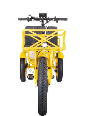 電動リクショ 750W フロント バファング モーター 21AH リチウム バッテリー 60KM アメリカ 成人 24&quot; 太い雪 大型タイヤ 乗客座席