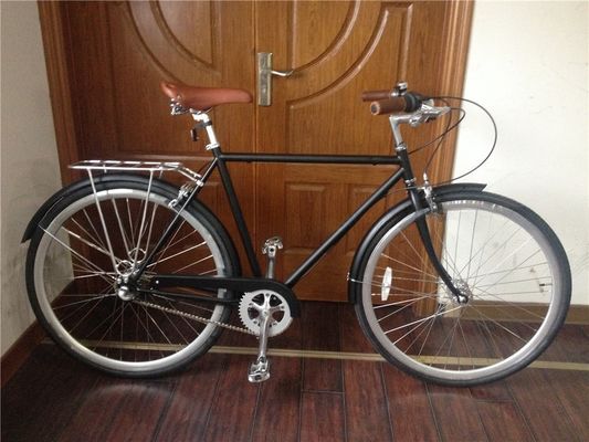 3速ギアとアルミ合金Vブレーキのヴィンテージシティバイク総重量16kg