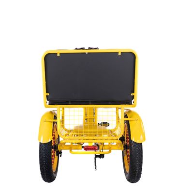 電動リクショ 750W フロント バファング モーター 21AH リチウム バッテリー 60KM アメリカ 成人 24&quot; 太い雪 大型タイヤ 乗客座席