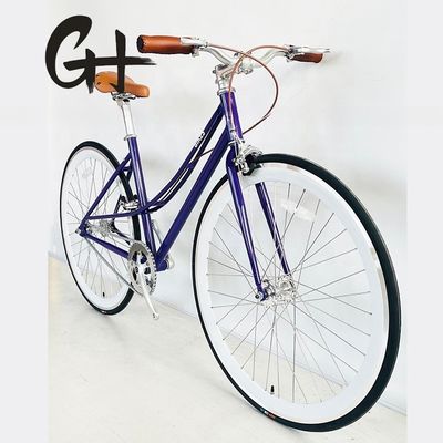700C レディ・ウーマン・グリル CE USA オーダーメイド シングルスピード ステップ・トゥー・フィックスギア シティ・バイク