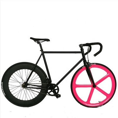 Promaxブレーキ 700C クラシック オイム固定自転車 シングルスピードトラック自転車 鉄鋼固定ギア自転車