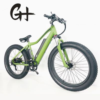 米国市場 26&quot; 4.0 脂肪タイヤ電動自転車 48V 500W 電源と 7 スピードギア