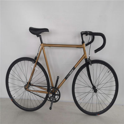 クラシック 700Cx28C ヴィンテージ クロム固定ギア自転車 58cm シングルスピード固定自転車 13kg