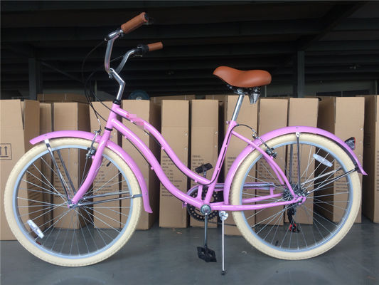 26インチ 女性用 スピード7 ビーチクルーザーバイク