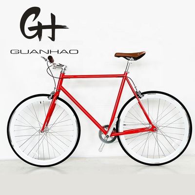 アメリカOEMスポーツ固定自転車 密閉軸承ハブとカラフルなハイテン鋼枠
