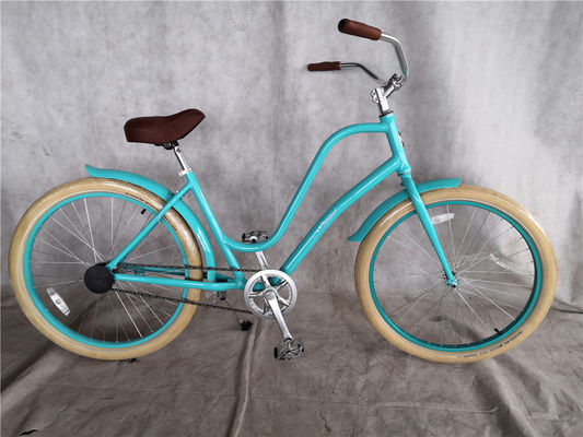 26インチ ステップ・トゥー・ビーチ・クルーザー 自転車 アルミ合金フレームとシングルギア
