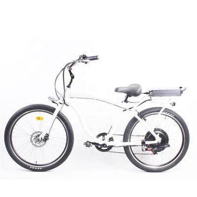 高速26インチ電気ビーチクルーザーバイク 1000Wモーターと48V 14Ahリチウムバッテリー