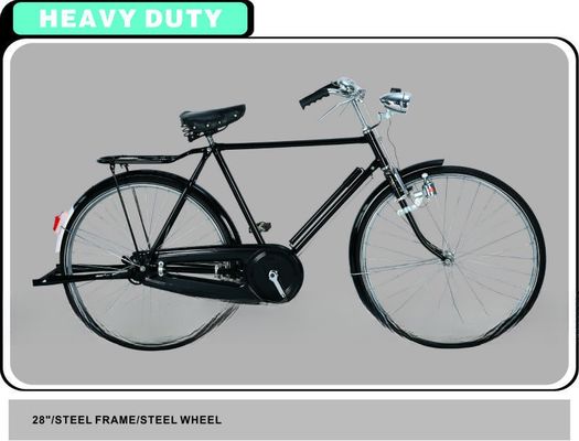 スタイリッシュな 28 インチ 重荷 オールドスタイルの自転車 調整可能なハンドル