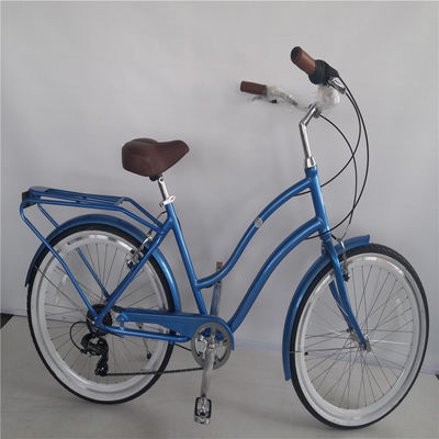 26インチ アルミ合金フレーム 7 スピード ビンテージ ビーチクルーザー自転車