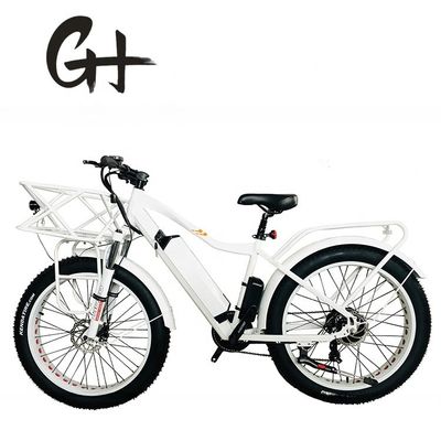 26&quot;4.0 ビッグスノーファットタイヤ 電動自転車 ディスクブレーキと1000W 48V 17AH 後部バファングモーター