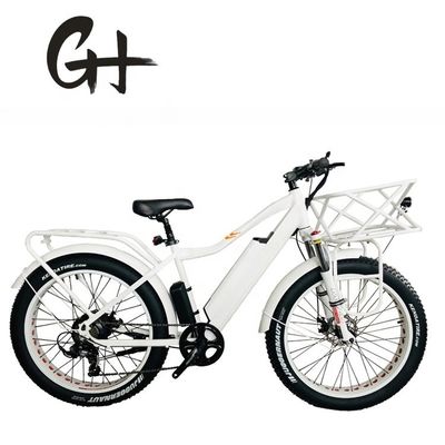 26&quot;4.0 ビッグスノーファットタイヤ 電動自転車 ディスクブレーキと1000W 48V 17AH 後部バファングモーター