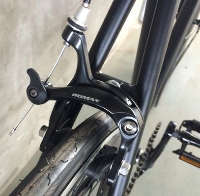 固定ギア700C EN15194 OEM カラーフル ロゴ CE 43MM ディープ V リング シングル スピード トラック バイク