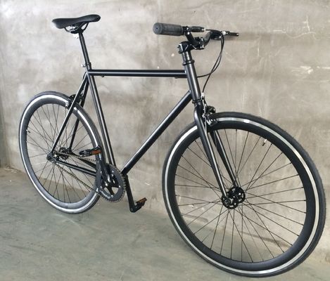 固定ギア700C EN15194 OEM カラーフル ロゴ CE 43MM ディープ V リング シングル スピード トラック バイク