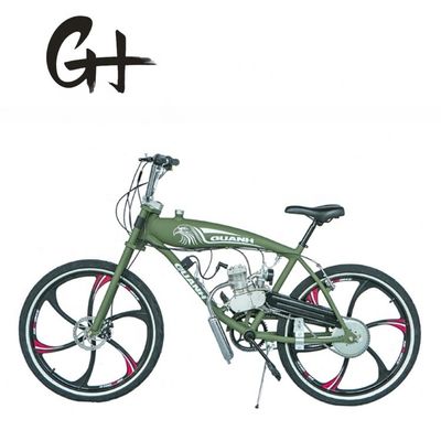 26インチマグホイールレーシングバイク 80cc 2ストークエンジン 35KM/H 最高速度 3L 内タンク