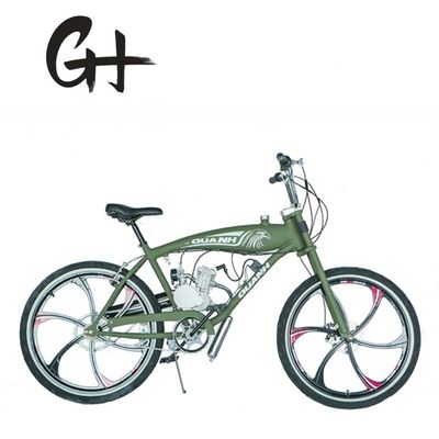 26インチマグホイールレーシングバイク 80cc 2ストークエンジン 35KM/H 最高速度 3L 内タンク
