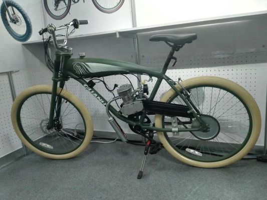26インチマグホイールレーシングバイク 80cc 2ストークエンジン 35KM/H 最高速度 3L 内タンク