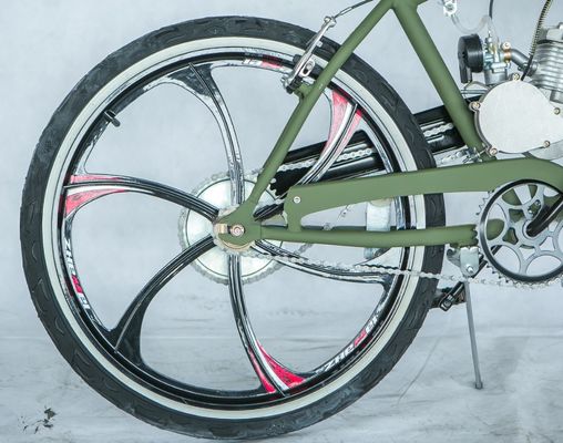80ccガソリンエンジンキットタンクとフレームで自転車のパフォーマンスを向上させる