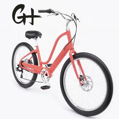 120kg 負荷容量 29&quot; 3.0 タイヤ 7 スピード アルミニウム ステップ トルー レディ ビーチ クルーザー バイク