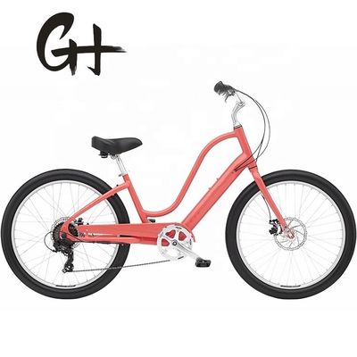 120kg 負荷容量 29&quot; 3.0 タイヤ 7 スピード アルミニウム ステップ トルー レディ ビーチ クルーザー バイク