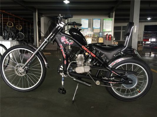 26インチ クルーザー モーターバイク 4ストークガスモーター ガソリンエンジンキット Vブレーキ付き自転車