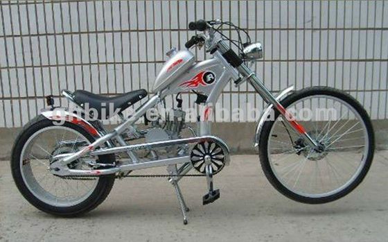 ヘリコプター自転車 強力なガソリンモーターエンジンと鋼筋フレームのガソリンバイク