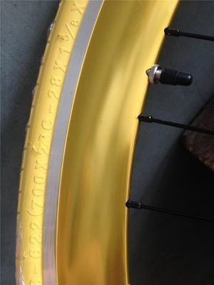 パーソナライズされた700C固定ギア自転車ホイールセット パントーン色と32-40Hスペックホール