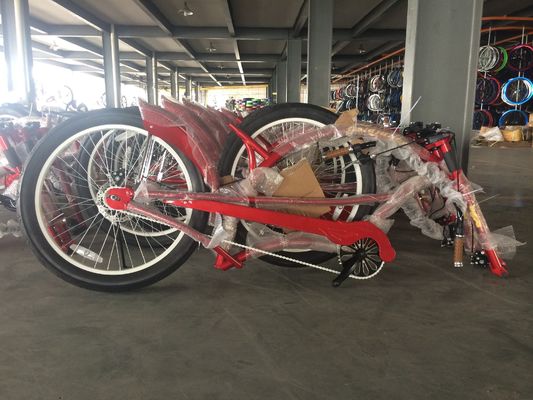 2.2m ロングフレーム ビーチクルーザー ヘリコプター自転車 24インチ 3.0 大きなタイヤと150KGの負荷容量