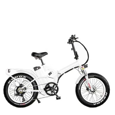 20*4&quot; タイヤ 1000W 52V 21AH リチウム電池 フルサスペンション 折りたたみ式電気自転車