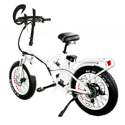 20*4&quot; タイヤ 1000W 52V 21AH リチウム電池 フルサスペンション 折りたたみ式電気自転車