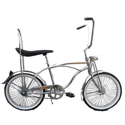 スチールフレーム 20インチ ビーチクルーザー CE シングルスピードコースター ブレーキローライダー 自転車 15KG