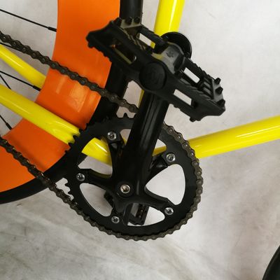 CE 承認 700C 80MM 大きな輪 彩色のシングルスピード固定ギアバイク 1.6m合金幹