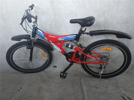 鉄筋 18 スピード 下山 MTB サイクル 完全ダブルサスペンション マウンテンバイク 24