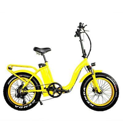 7 スピード 20&quot; 4.0 EN15194 CPSC スノータイヤ 巨大パワー 脂肪タイヤ 48V 1000W 32MPH 13AH リチウムバッテリー レディース 女性ユニセックス 電動折り式自転車
