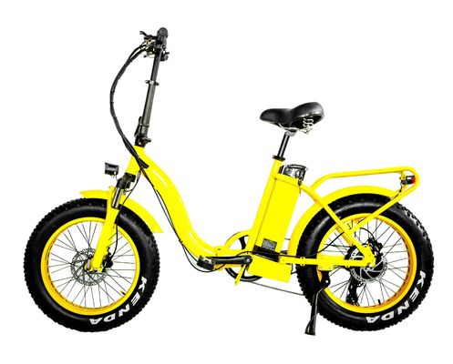 7 スピード 20&quot; 4.0 EN15194 CPSC スノータイヤ 巨大パワー 脂肪タイヤ 48V 1000W 32MPH 13AH リチウムバッテリー レディース 女性ユニセックス 電動折り式自転車