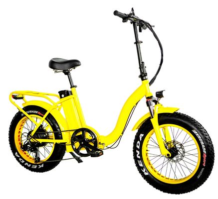 7 スピード 20&quot; 4.0 EN15194 CPSC スノータイヤ 巨大パワー 脂肪タイヤ 48V 1000W 32MPH 13AH リチウムバッテリー レディース 女性ユニセックス 電動折り式自転車