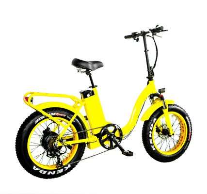 7 スピード 20&quot; 4.0 EN15194 CPSC スノータイヤ 巨大パワー 脂肪タイヤ 48V 1000W 32MPH 13AH リチウムバッテリー レディース 女性ユニセックス 電動折り式自転車