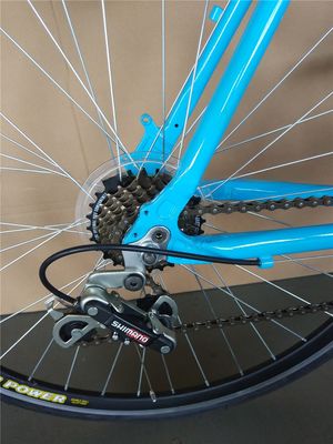 黒色 21 スピード ダブル V ブレーキ フィットネス レーシング ロードバイク 男性用 オーダーメイド ロゴ