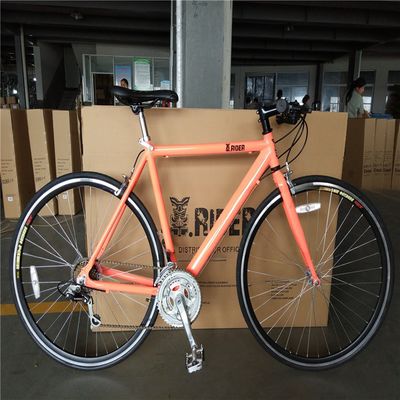 アルミフレーム ハードフレーム フィットネスレース自転車 男性用ロードバイク 700c OEM カスタマイズ