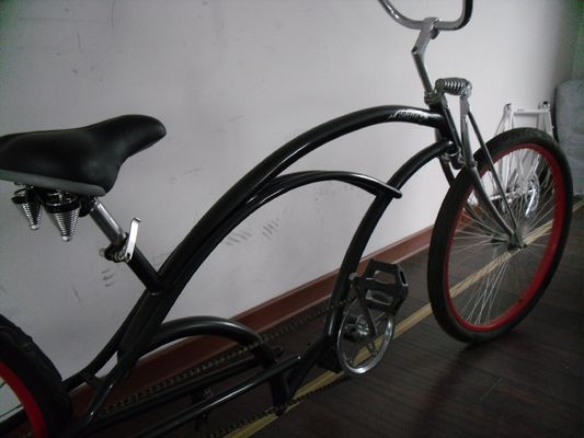 26インチチョッパースタイル ビーチクルーザー自転車 鉄のフォークと150kgの負荷容量