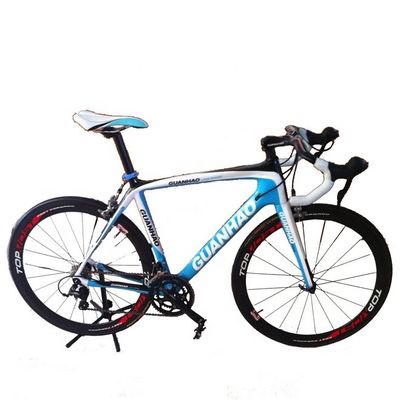 カーボンファイバー700Cフレーム シマノ SORA-5700 18スピードグループ 6KG レーシングロードスピード自転車