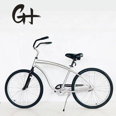 26インチ アルミ 6061 フレーム コースター ブレーキ シングルスピード ビーチ クルーザー 男性用自転車