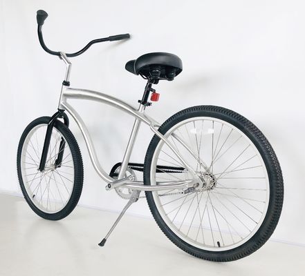 26インチ アルミ 6061 フレーム コースター ブレーキ シングルスピード ビーチ クルーザー 男性用自転車