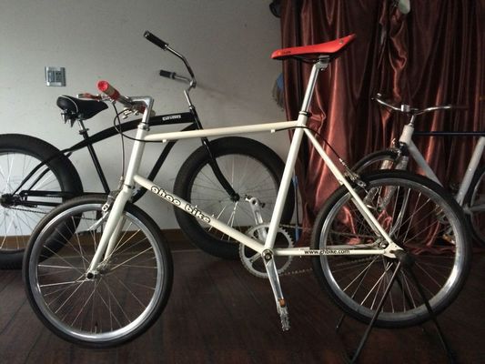20インチ固定ギア自転車 ミニロード自転車 鉄筋枠とアルミリーム